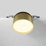 Встраиваемый светильник Maytoni Onda DL024-12W3K-BMG (LED, 220V, круглые)
