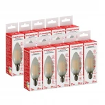 Лампочка светодиодная филаментная белая свеча E14 7W Thomson Candle TH-B2136