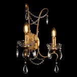 Бра со стеклянными подвесками в форме подсвечника Loft It Foil 10430W (220V, подсвечник, свеча)