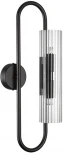 Бра Lumion Toronto 6561/2W черный/прозрачный/металл/стекло G9 2*20W 220V