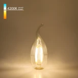 Светодиодная лампочка Свеча на ветру 7W 4200K E14 (CW35 прозрачный) BLE1417