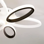 Потолочная люстра Eurosvet Blade 90137/6 белый/чёрный