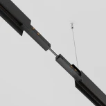 Коннектор питания прямой гибкий 5см Exility черный (магнитный) Maytoni Technical TRA034CPC-42B-5 (48V)