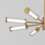 Потолочная люстра на штанге Eurosvet Stark 50386 LED латунь (220V)