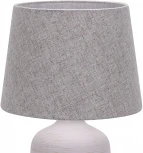 Настольная лампа Escada Antey 10195/L Grey 1x40Вт E27, керамика/ткань, черный/белый/серый (220V)