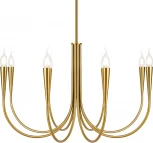 Потолочная люстра на штанге Freya Branches FR5253PL-08BS (220V)