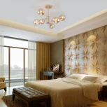 Потолочная люстра на штанге Eurosvet Ascot 30166/6 золото (220V)