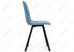Стул Notta на металлокаркасе Чилли черный / голубой 489720