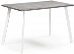 Стол Notta Тринити Лофт 140 25 мм бетон / белый матовый 489659