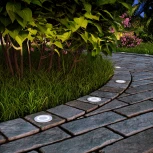 Встраиваемый светильник уличный Elektrostandard MRL LED 1107 белый (220V, круглые, IP65)