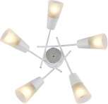 Потолочная люстра на штанге Escada Calla 1109/5P White Е14*40W White/Chrome