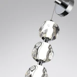 Бра Odeon Light Jemstone 5084/17WL хром/прозрачный/металл/акрил LED 17W 4000K 850Лм (220V, шар, бусы)