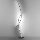 Торшер Lumion Nyx 5693/24FL LEDIO черный LED 24W 4600Лм 3000-6000K с пультом ДУ 220V (регулировка яркости, выключатель)