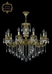Подвесная люстра с хрустальными подвесками Art Classic 31.02 31.02.10.CK250SP.B.G.Sp
