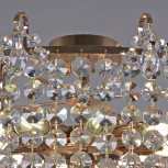 Потолочная люстра на штанге хрустальная Reluce 90192-0.3-10 FGD (220V)