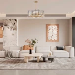 Подвесная люстра хрустальная на штанге Arte Milano Sorrento-5209 375209/8/350/580 GD (220V)