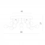 Потолочная люстра Divinare Dallas 3360/15 PL-11