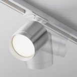 Трековый светильник однофазный 220V Maytoni Polar TR088-1-GX53-S (круглые)