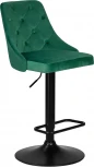 Стул барный DOBRIN JOSEPH BLACK (зеленый велюр (MJ9-88)) 5021_BlackBase-LM BLACK, цвет сиденья зеленый (MJ9-88), основания черный