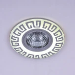 Встраиваемый точечный светильник Reluce 09504-9.0-001MN MR16+LED3W WH/CR (220V, круглые)