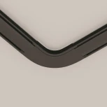 Конектор питания полукруглый Radity черный (магнитный) Maytoni Technical TRA084CR-11B