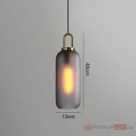 Подвесной светильник Gauss 40 Серый Imperiumloft Gauss01 (189527-26) (220V, на проводе)