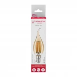 Лампочка светодиодная филаментная прозрачная свеча на ветру E14 9W Thomson Tail Candle TH-B2119