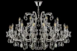 Подвесная люстра Dio D`arte Gloria Gloria E 1.1.24.600 N (220V, хрусталь, на цепи, подсвечник, свеча)