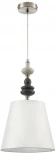 Подвесной светильник Lumion Kentuki 8283/1A никель/белый, металл/керамика/текстиль Е14 1*40W 220V