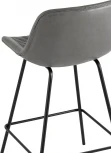 Стул полубарный Stool Group Деймон экокожа серый УТ000036643