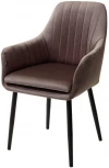 Стул Роден Blitz 06 Коричневый, велюр/ черный каркас,