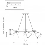 Подвесная люстра Lightstar Acrobata 761160 (220V, на проводе)