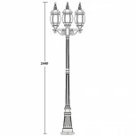 Наземный фонарь Oasis Light 83409L B W (220V, IP44)