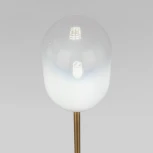 Интерьерная настольная лампа с выключателем Eurosvet Loona 01161/1 латунь (220V)