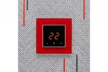 Терморегулятор AURA ORTO 1586 RED LUMINOUS (СВЕТЯЩИЙСЯ КРАСНЫЙ)