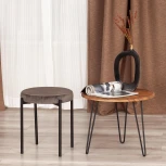 Табурет Tetchair REVO (Ткань,Металл/Темно-серый,Черный) 20646