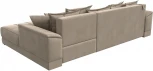 Диван угловой НордСтар правый угол (Бежевый/Велюр) Лига Диванов арт.121105