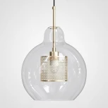 Подвесной светильник Catch F Pear Brass D30 ImperiumLoft Catch-F01 (186712-26) (220V, на проводе, шар)