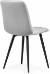 Стул на металлокаркасе Дани Мебрешения (Дани серый велюр velutto 52 / черный) Notta арт.572066