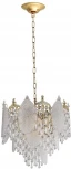 Подвесная люстра Odeon Light Tears 5049/11 золото/прозрачный/металл/хрусталь/стекло E14 11*40W