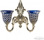 Бра Bohemia Verona 7203B13/2/175 GB P2 U Amber-Blue/H-1J