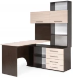 Письменный стол Woodville КСТ-14П правый венге / беленый дуб 353899