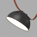 Трековый светильник 48V Denkirs Belty Flow DK5560-BK (LED, круглые)