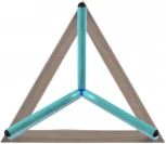 Вешалка напольная Галилео 213 бирюзовый/шимо от фабрики Mebelik