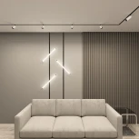 Трековый светильник 220 Denkirs Smart Spot DK8040-BW+BK (LED, пульт управления, круглые)