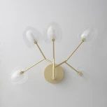 Настенный светильник Crystal Lux SOLE AP5 GOLD (220V, листья)