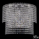 Бра светодиодное APL LED Sicilia SH500.B4.35-27.A.Ni.4000 (220V, хрусталь)