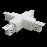 Коннектор Х-образный Trinity белый (трехфазный) Maytoni Technical TRA005CX-31W (220V)