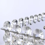 Интерьерная настольная лампа хрустальная APL LED Sicilia SH500.L4.15-26.B.Ni.E14