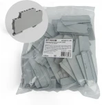 Торцевая заглушка для ЗНИ (серый) Stekker 39988